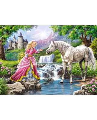 Puzzle Castorland - Little Lady And Her Horse, 108 Piese