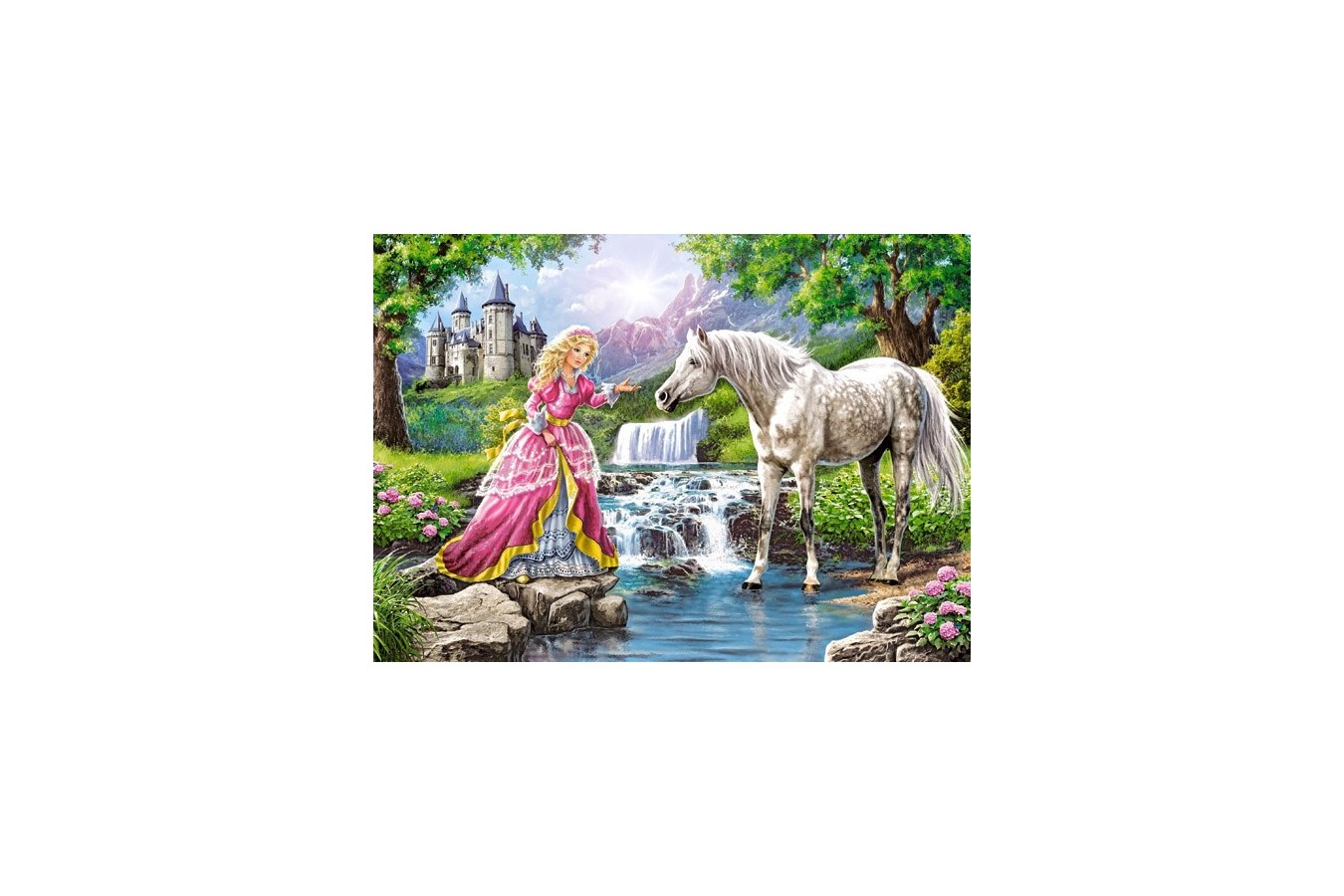 Puzzle Castorland - Little Lady And Her Horse, 108 Piese