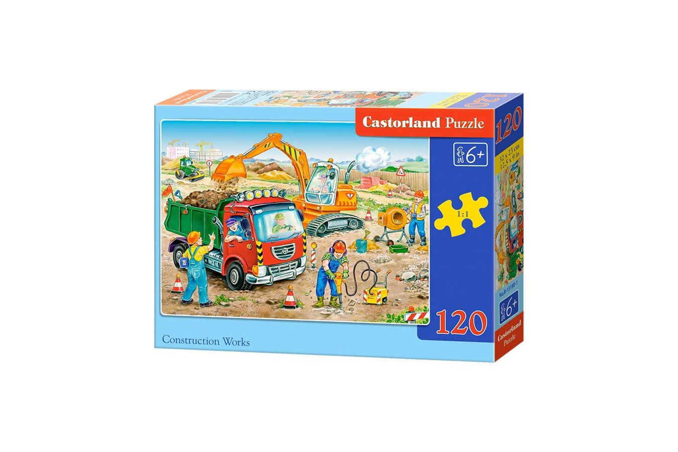 Puzzle Castorland - Construction Works, 120 Piese