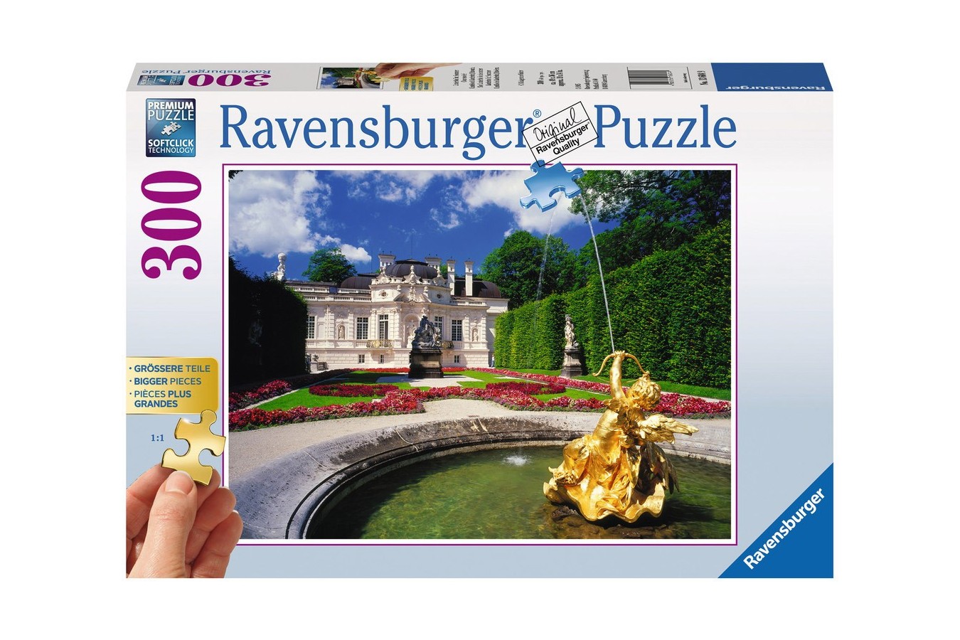 Puzzle Ravensburger - Castelul Linderhof Vara, 300 piese (13604)