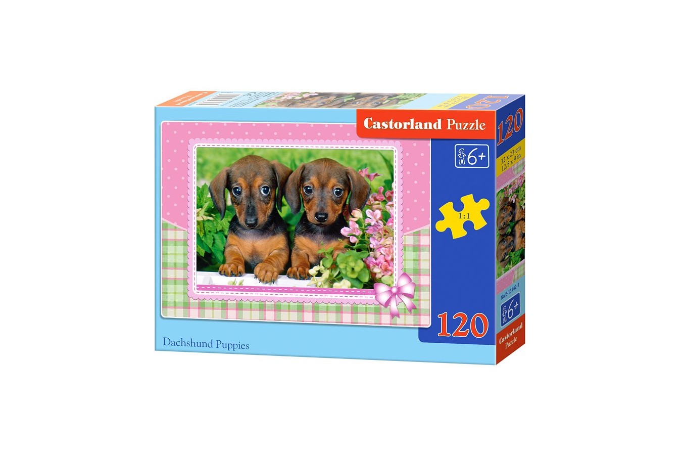 Puzzle Castorland - Dachshund Puppies, 120 Piese