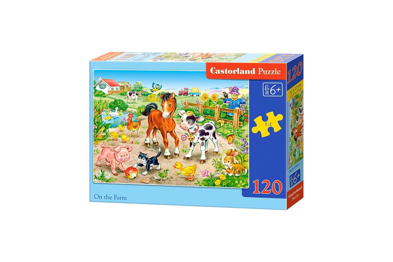 Puzzle Castorland - On The Farm, 120 Piese