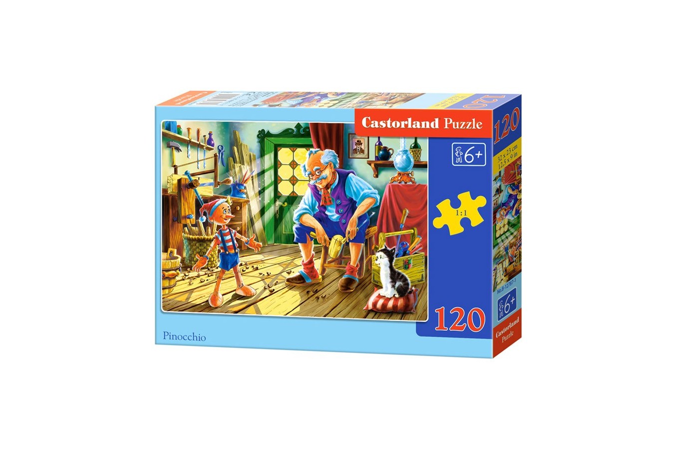 Puzzle Castorland - Pinocchio, 120 Piese