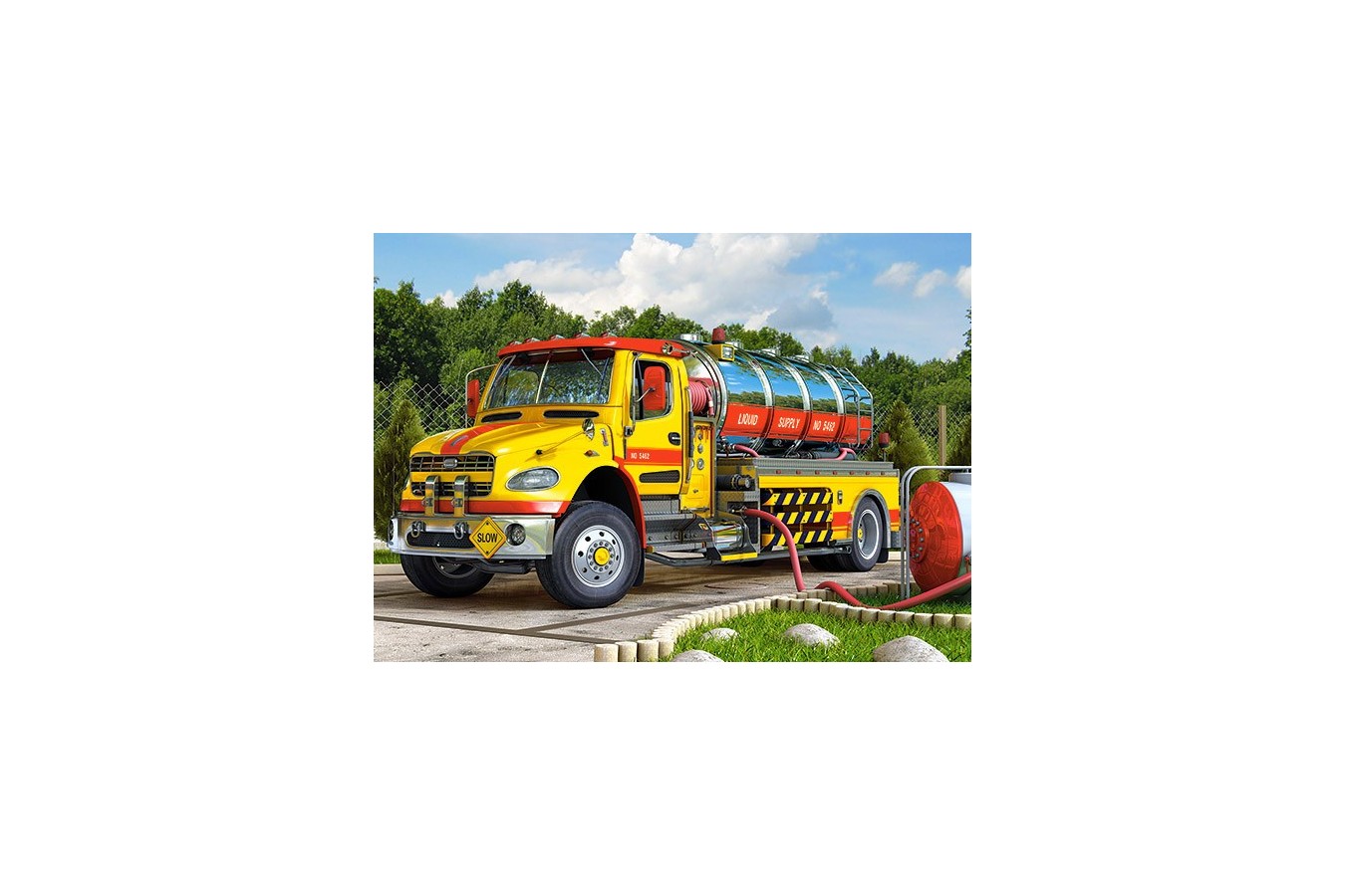 Puzzle Castorland - Tanker Truck, 120 Piese