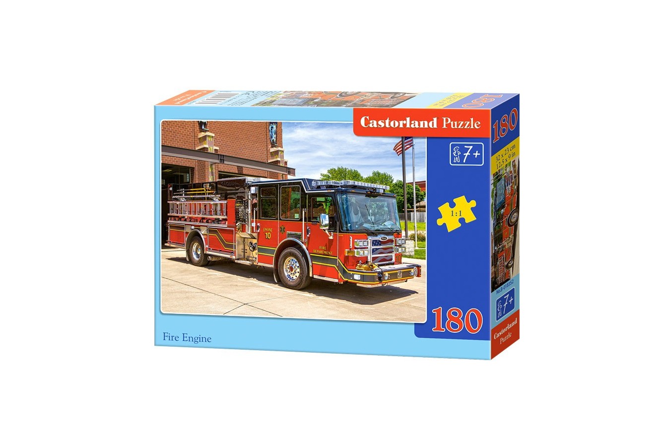 Puzzle Castorland - Fire Engine, 180 Piese