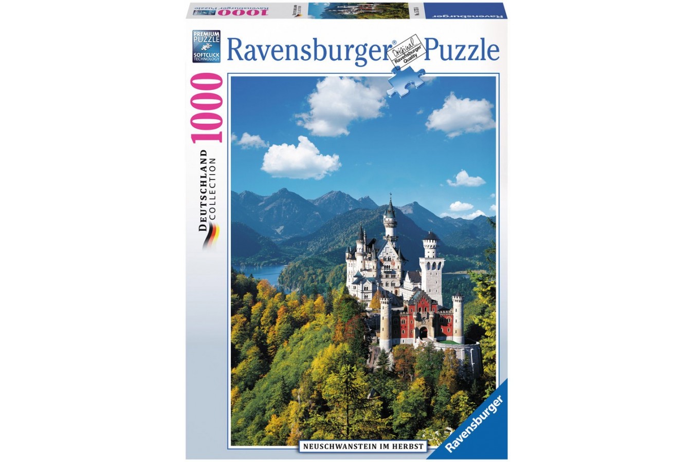 Puzzle Ravensburger - Castelul Neuschwanstein, 1000 piese (15755)