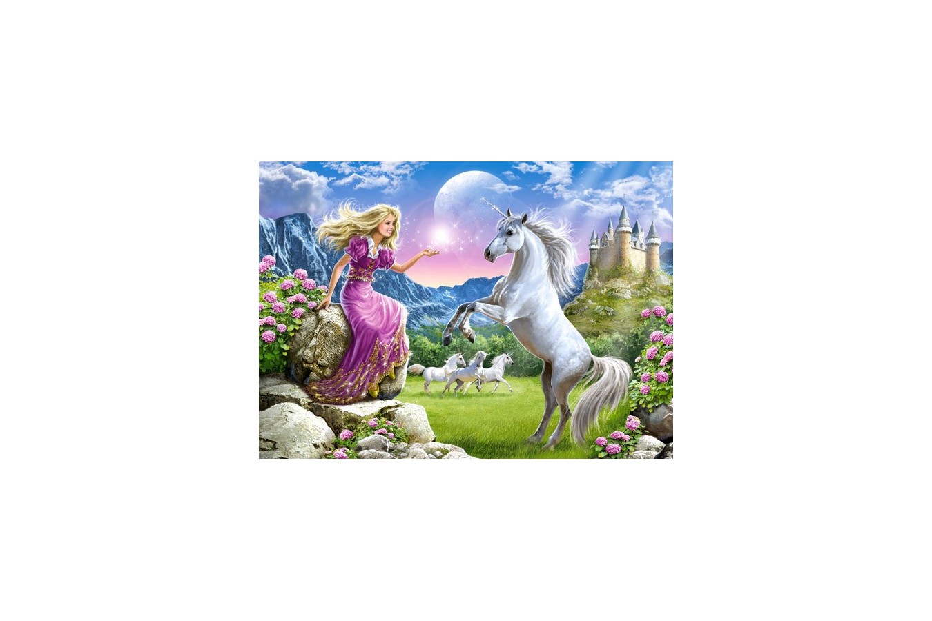 Puzzle Castorland - My Friend Unicorn, 180 Piese