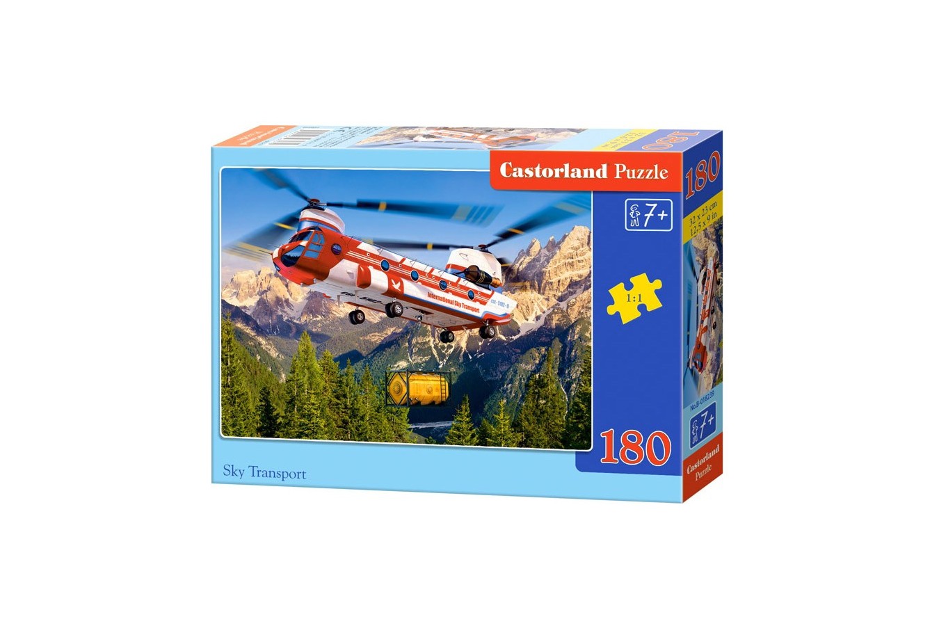 Puzzle Castorland - Sky Transport, 180 Piese