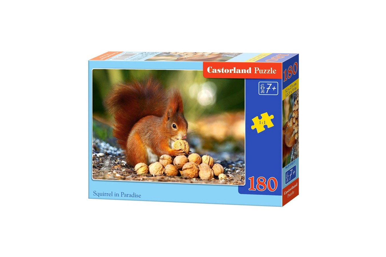 Puzzle Castorland - Squirrel In Paradise, 180 Piese
