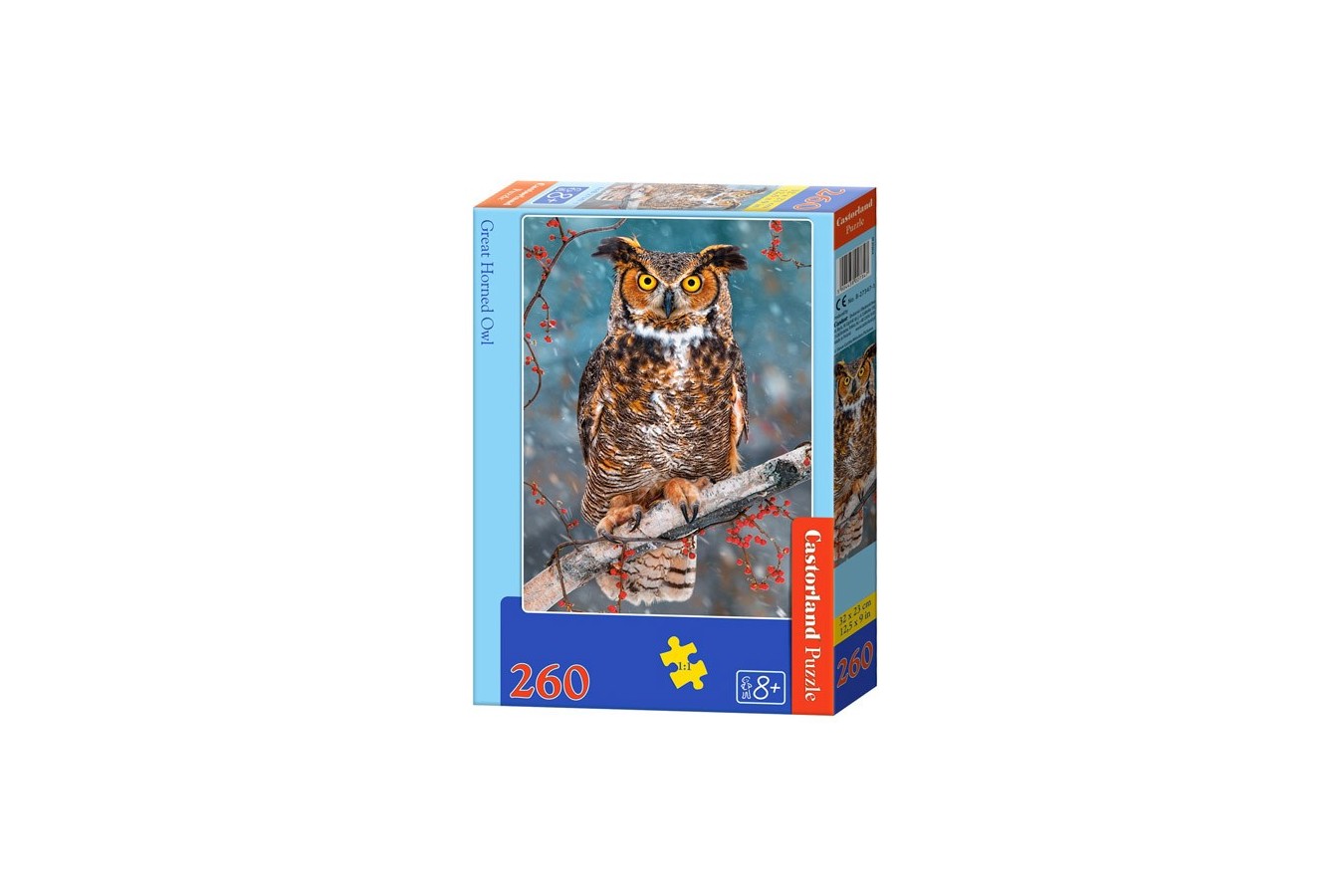 Puzzle Castorland - Great Horned Owl, 260 Piese