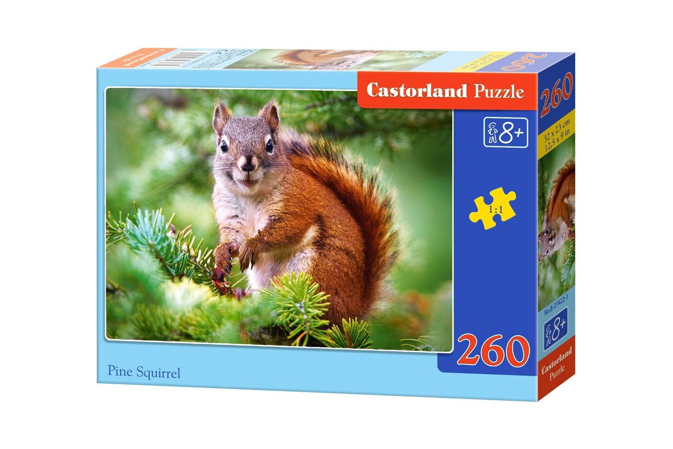 Puzzle Castorland - Pine Squirrel, 260 Piese