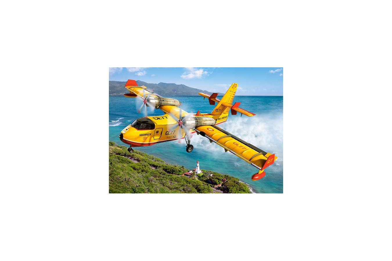 Puzzle Castorland - Fire Fighting Aircraft, 300 Piese