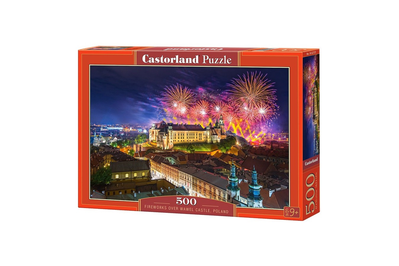 Puzzle Castorland - Fireworks Over Wawel Castle, 500 Piese