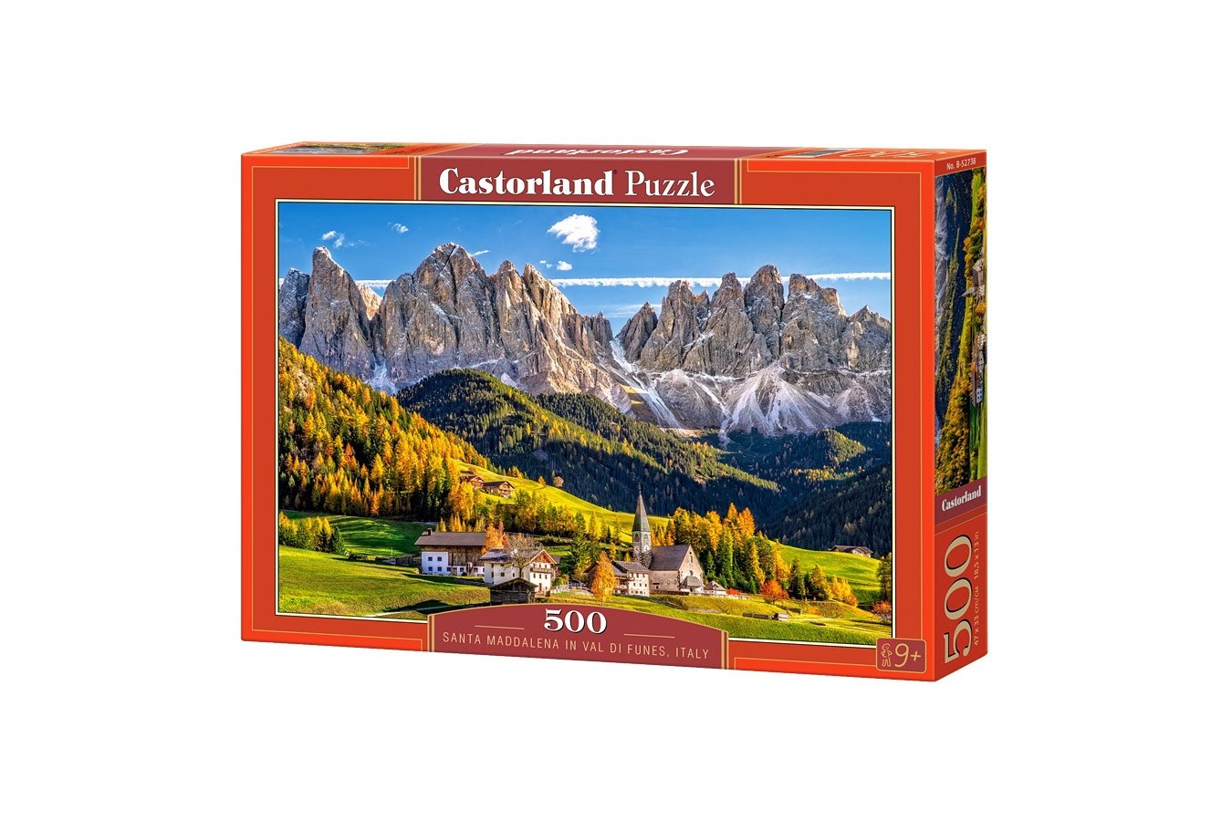 Puzzle Castorland - Santa Maddalena In Val Di Funes, 500 Piese