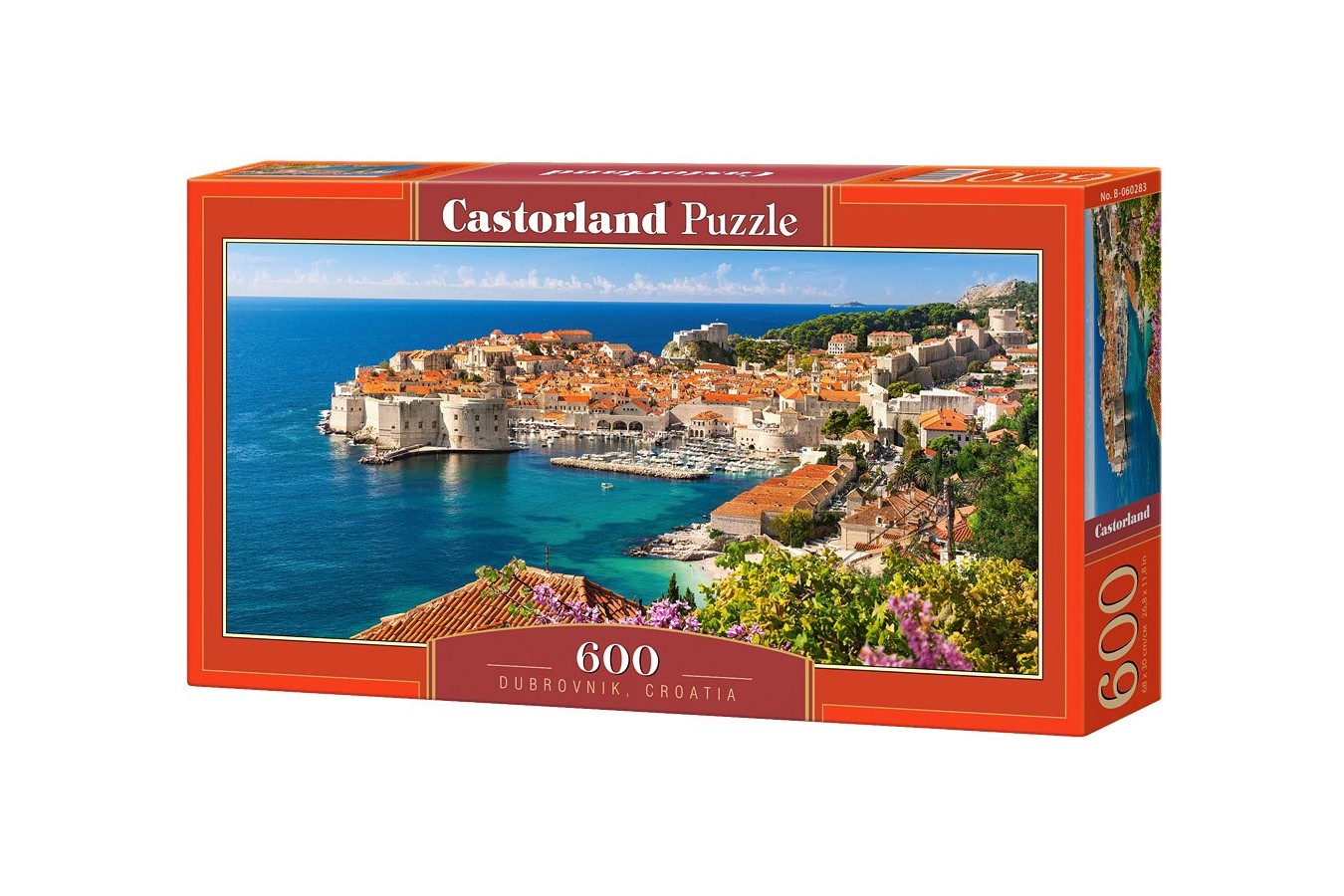 Puzzle Castorland Panoramic - Dubrovnik Croatia, 600 Piese