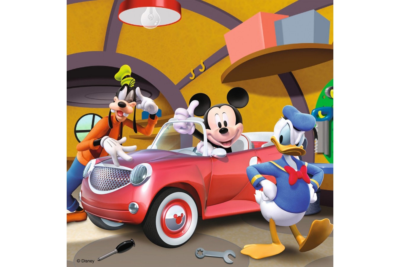 Puzzle Ravensburger - Clubul Mickey Mouse , 3x49 piese (09247)