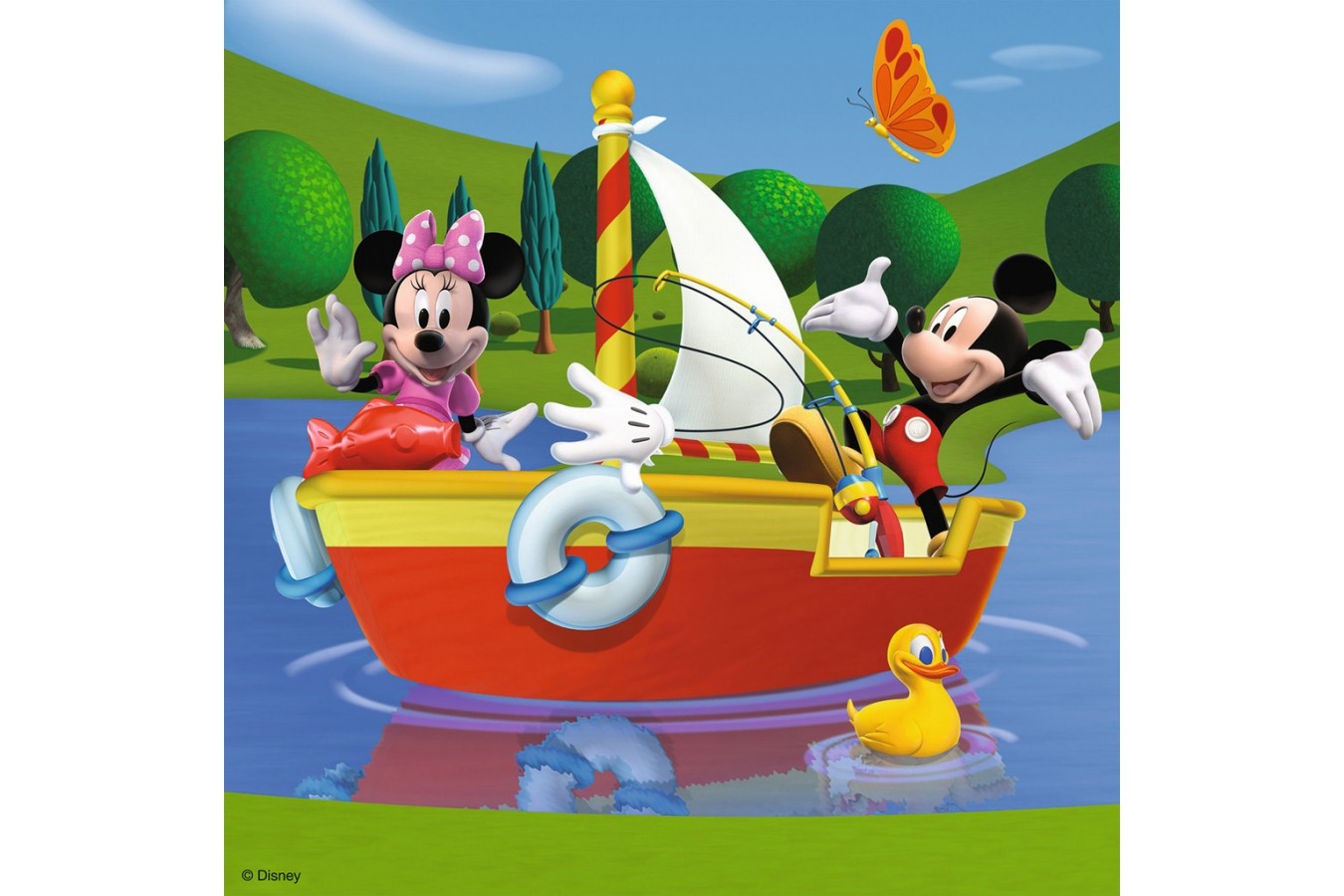 Puzzle Ravensburger - Clubul Mickey Mouse , 3x49 piese (09247)