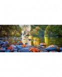Puzzle Castorland Panoramic - Steamy Mornings, 600 Piese
