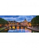 Puzzle Castorland Panoramic - View Of St Peters Basilica, Vatica, 600 Piese