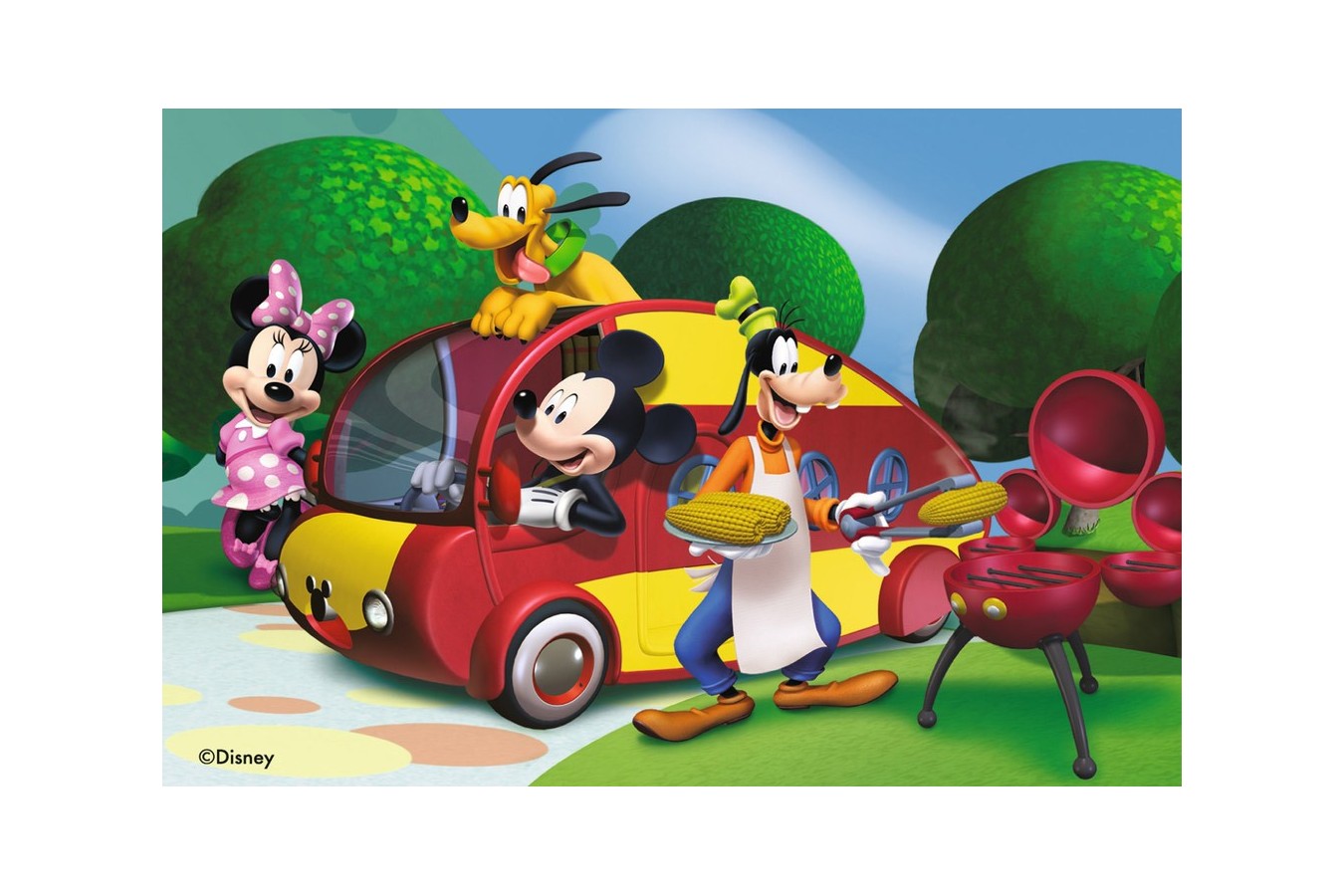 Puzzle Ravensburger - Clubul Mickey Mouse, 6 piese (07465)