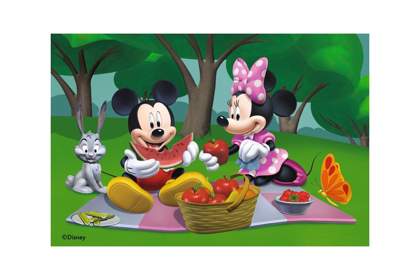 Puzzle Ravensburger - Clubul Mickey Mouse, 6 piese (07465)