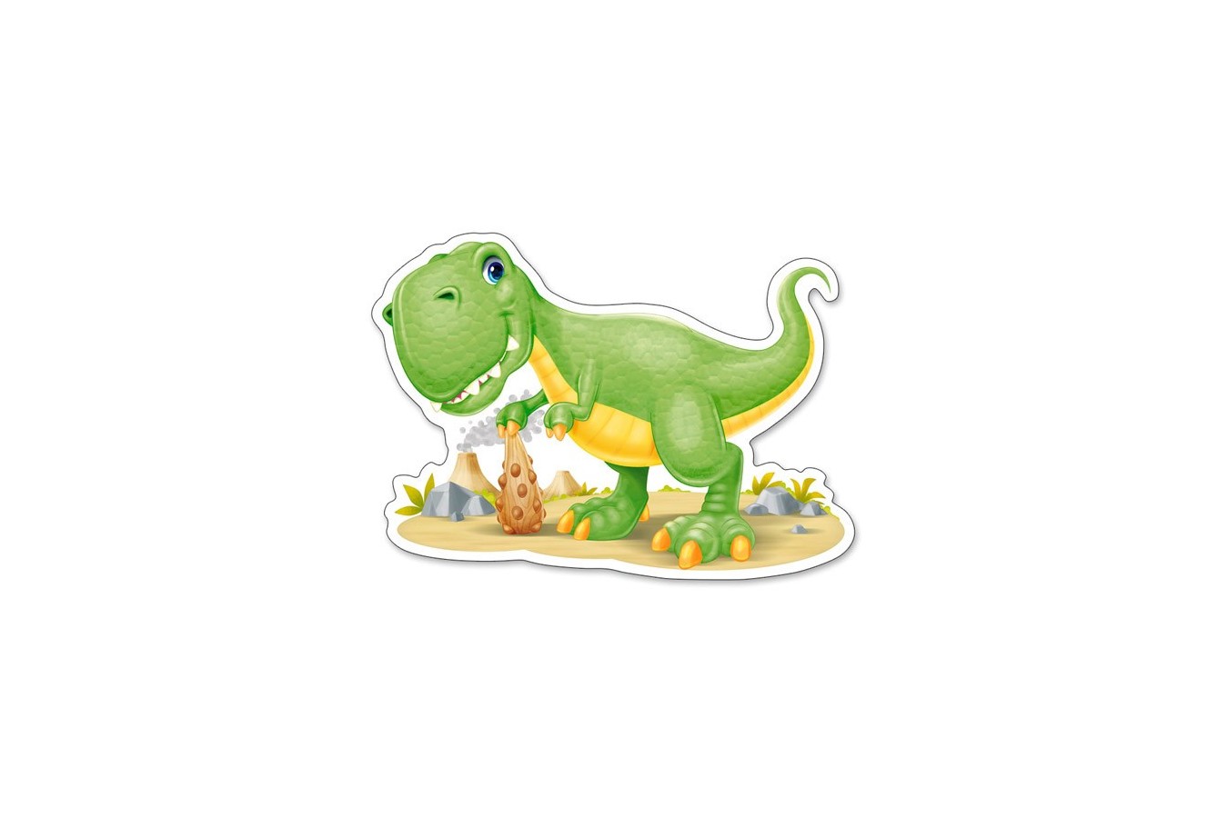Puzzle Castorland 4 in 1 - Baby Dinousaurs, 4/5/6/7 Piese