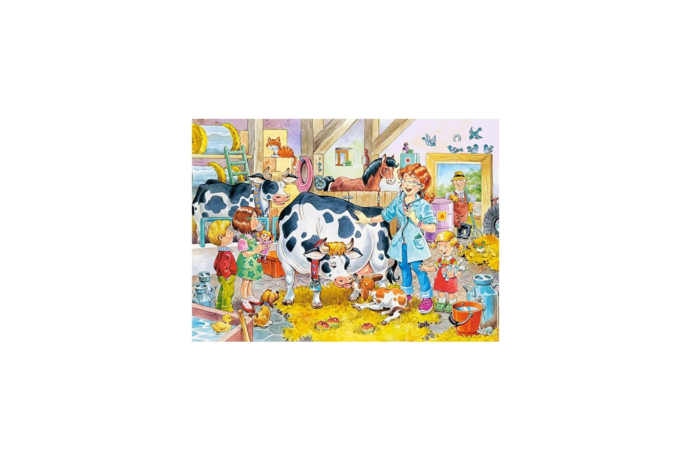 Puzzle Castorland 2 in 1 - Animal Doctor, 70/120 Piese