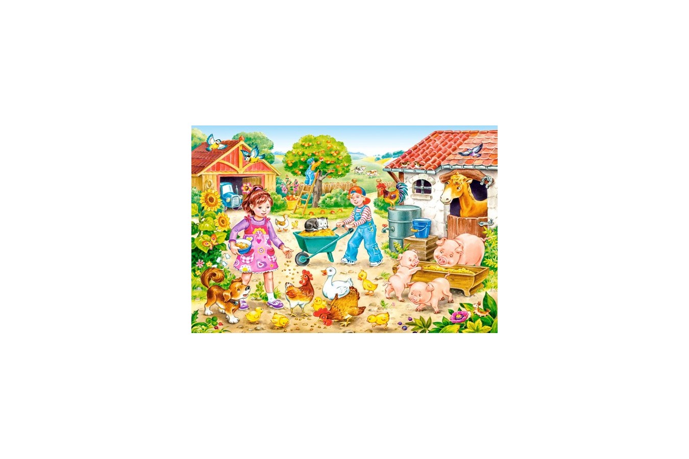 Puzzle Castorland - Farm, 40 piese MAXI