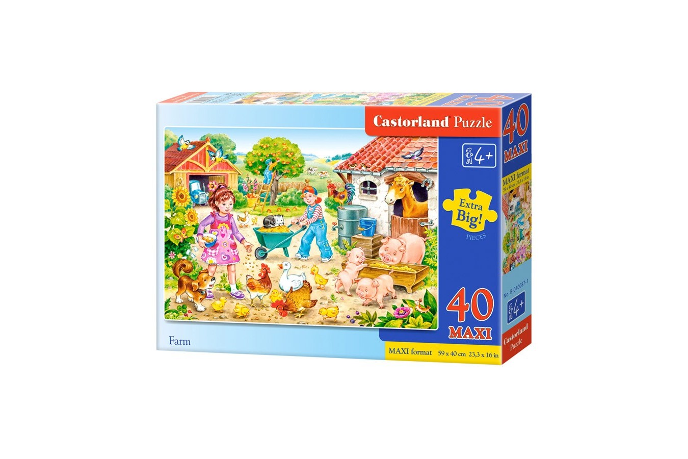 Puzzle Castorland - Farm, 40 piese MAXI