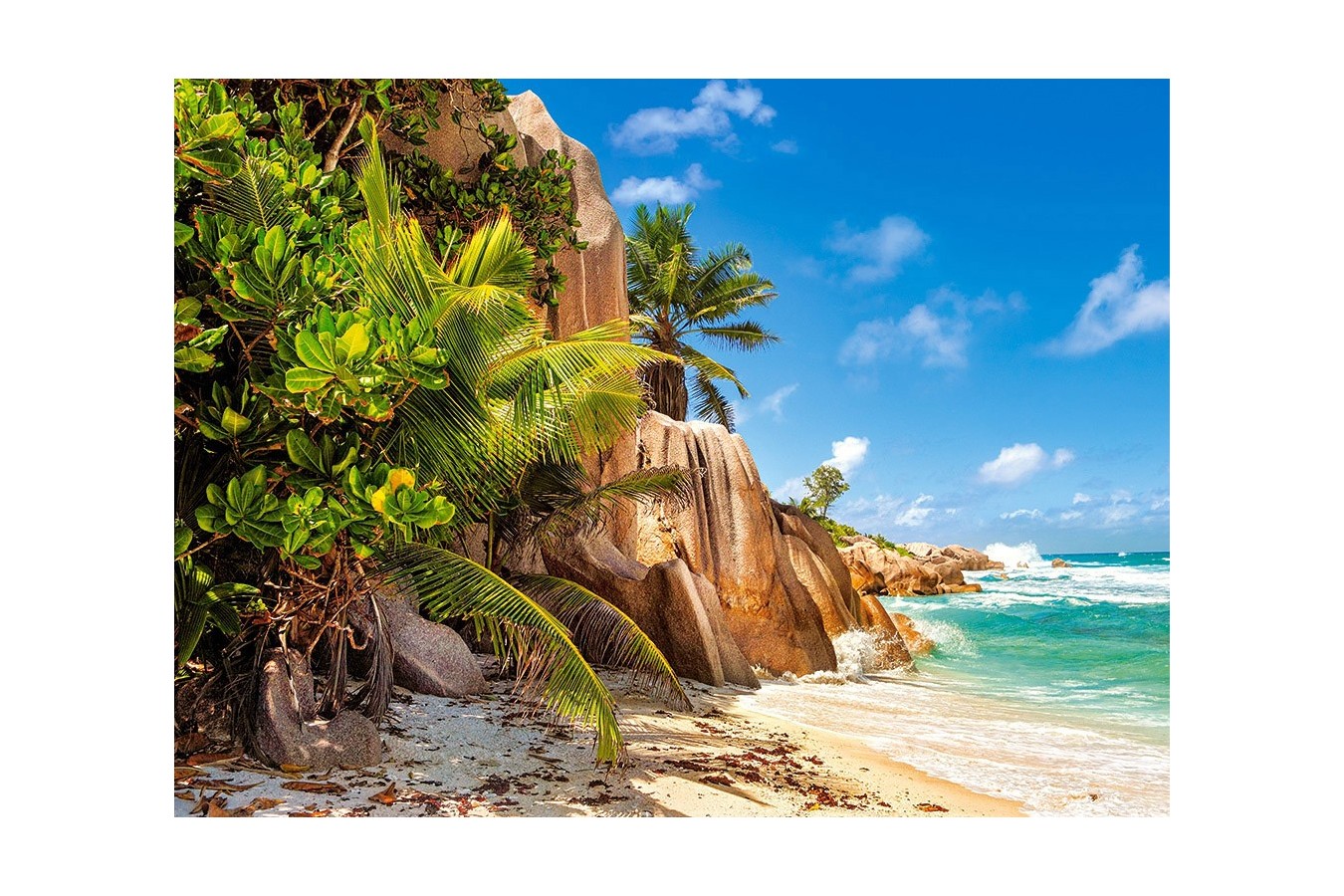 Puzzle Castorland - Paradise beach of Seychelles, 2000 piese