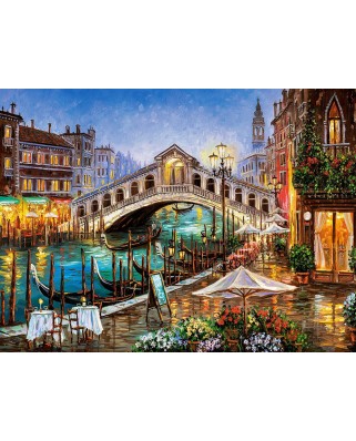 Puzzle Castorland - Grand canal bistro, 2000 piese