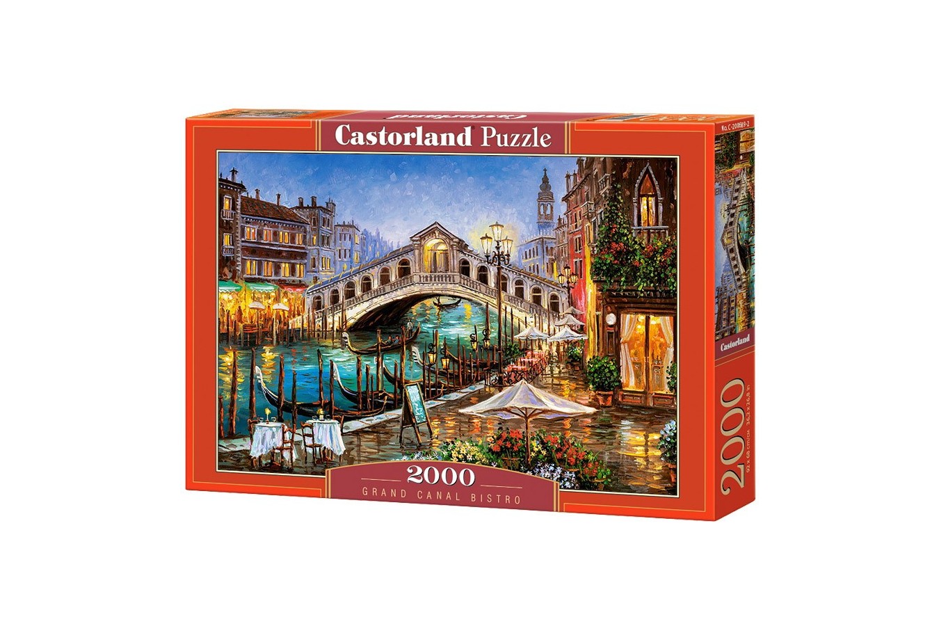 Puzzle Castorland - Grand canal bistro, 2000 piese