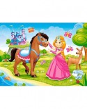 Puzzle Castorland - Princess and Her Friend, 60 piese
