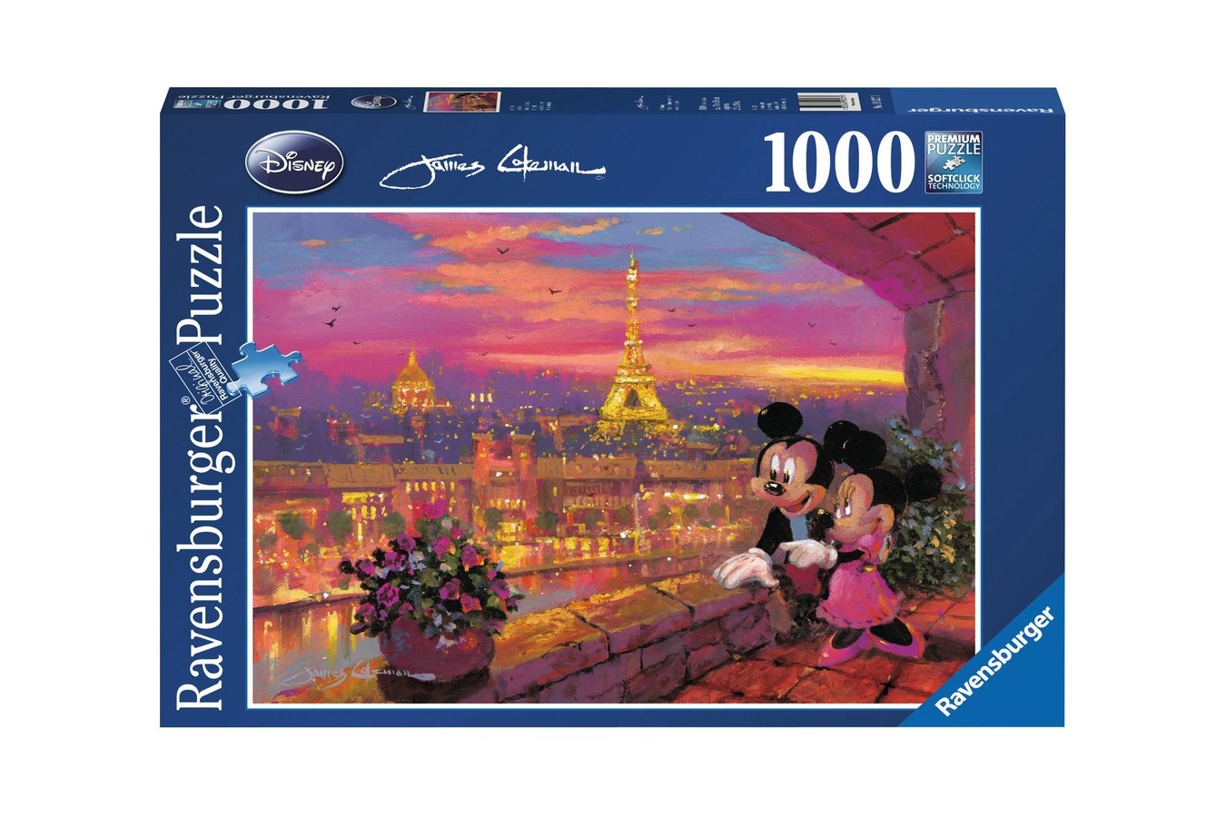 Puzzle Ravensburger - Disney Apusul La Paris, 1000 piese (19327)