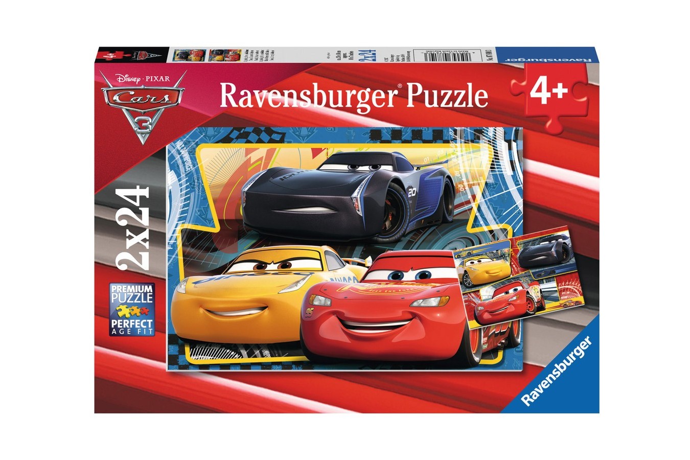 Puzzle Ravensburger - Cars, 2x24 piese (07810)