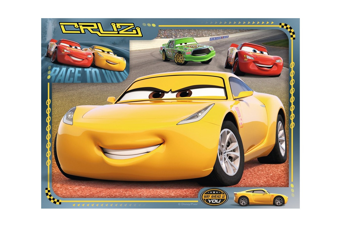 Puzzle Ravensburger - Cars, 12/16/20/24 piese (06894)