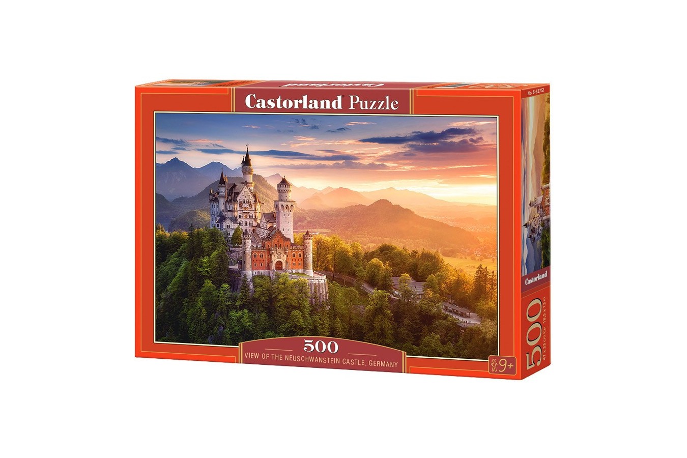 Puzzle Castorland - View of Neuschwanstein Castle, 500 piese