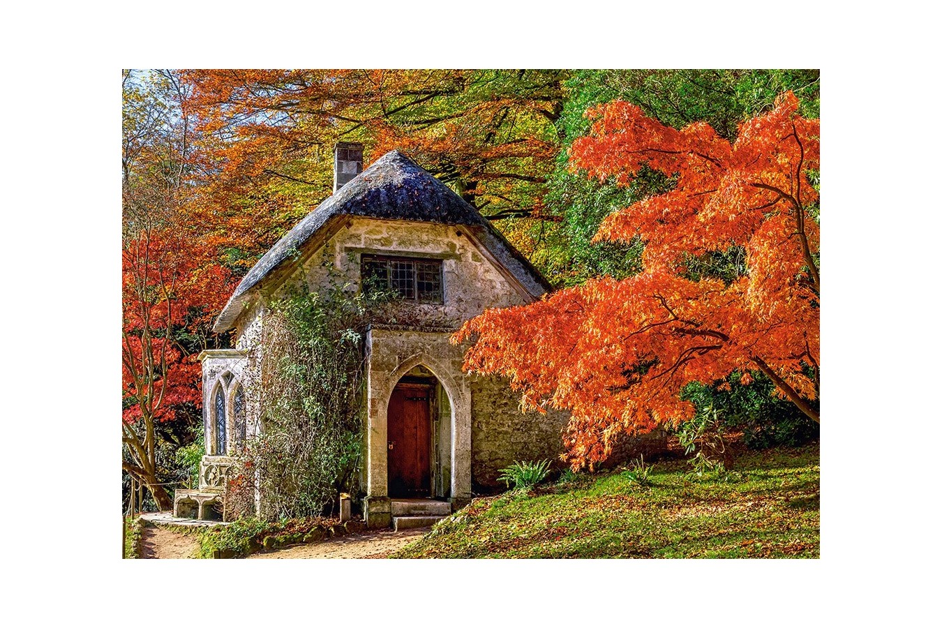 Puzzle Castorland - Gothic House in Autumn, 500 piese