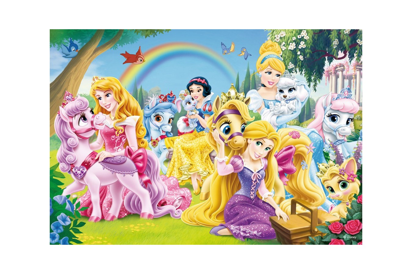 Puzzle Ravensburger - Disney Palace Pets, 35 piese (08759)