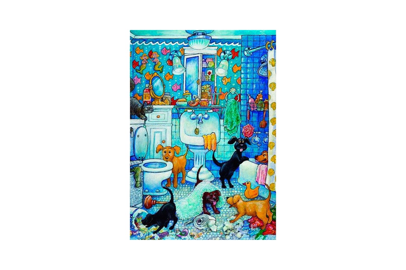 Puzzle Anatolian - More Bathroom Pups, 260 piese (3299)