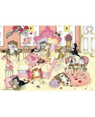 Puzzle Anatolian - Valentine's Day Cats, 500 piese (3526)