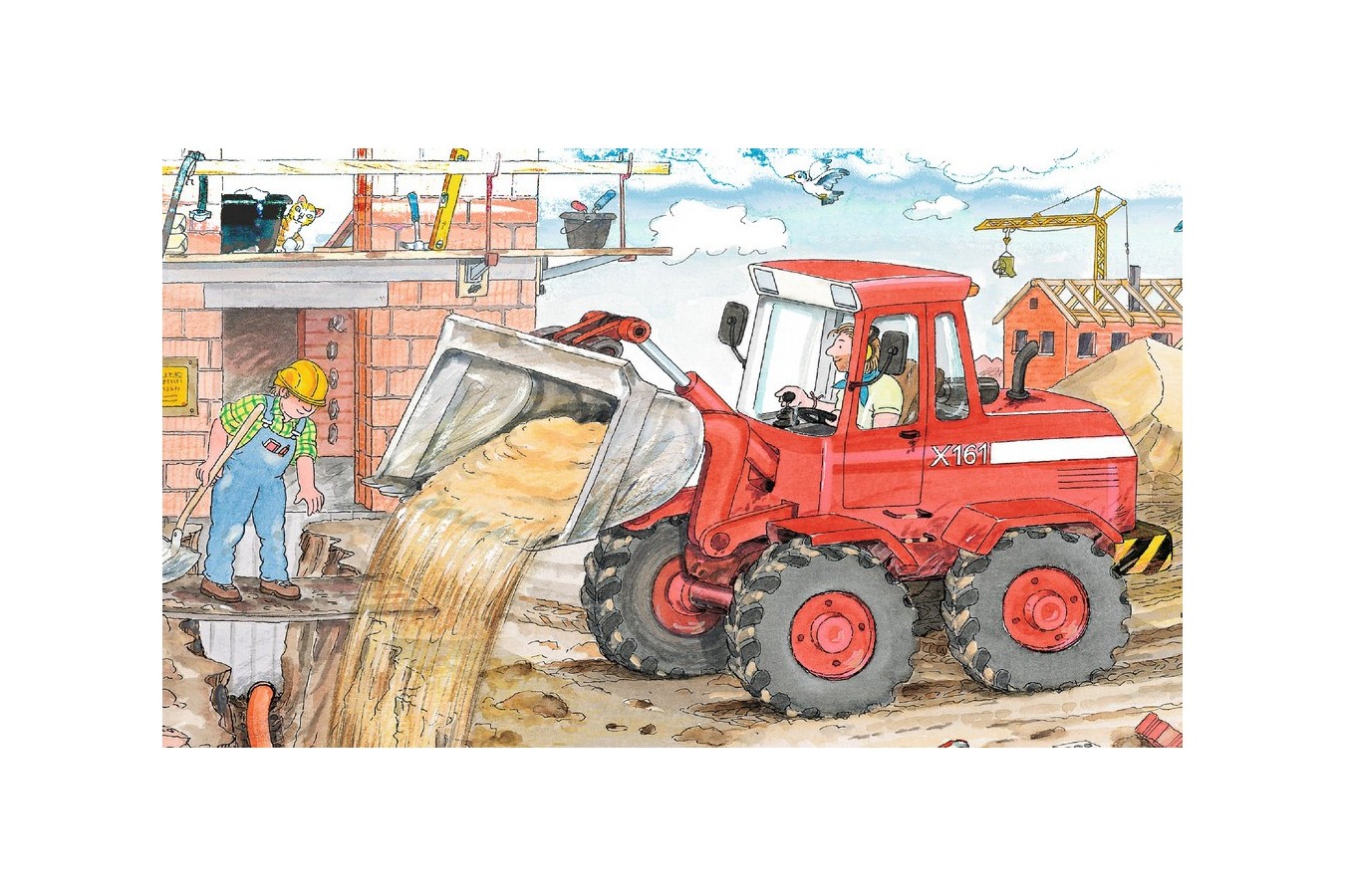 Puzzle Ravensburger - Excavator, 15 piese (06359)