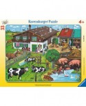 Puzzle Ravensburger - Familii De Animale, 33 piese (06618)