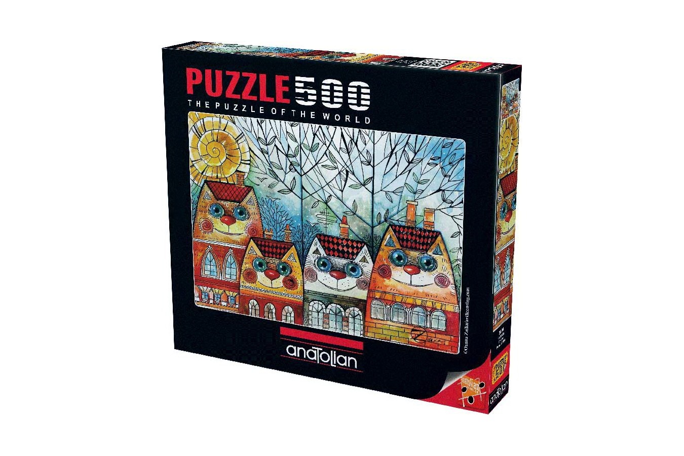Puzzle Anatolian - City Cat, 500 piese (3590)