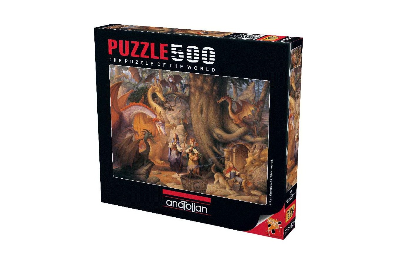 Puzzle Anatolian - Confabulation of Dragons, 500 piese (3591)