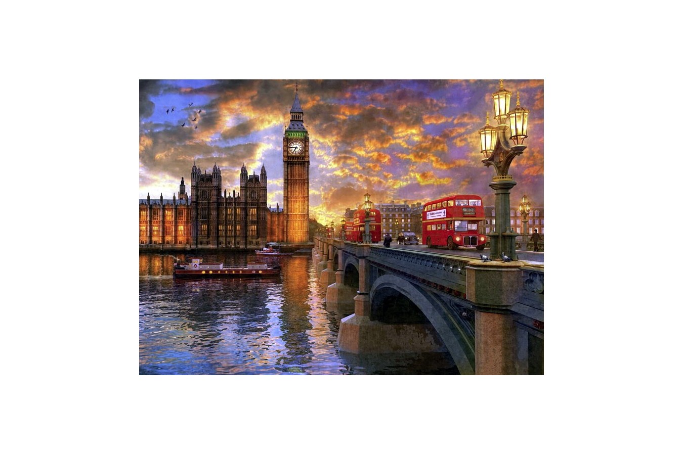 Puzzle Anatolian - Westminster Sunset, 1000 piese (1023)