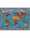 Puzzle Anatolian - Butterfly World Map, 1000 piese (1029)