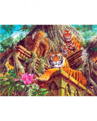 Puzzle Anatolian - Temple Tigers, 1000 piese (1034)
