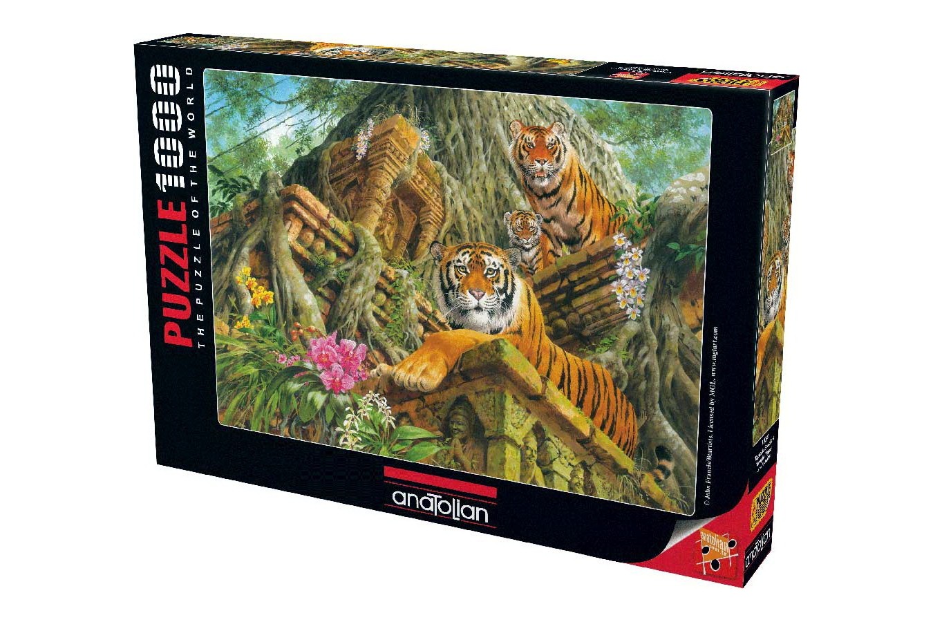 Puzzle Anatolian - Temple Tigers, 1000 piese (1034)
