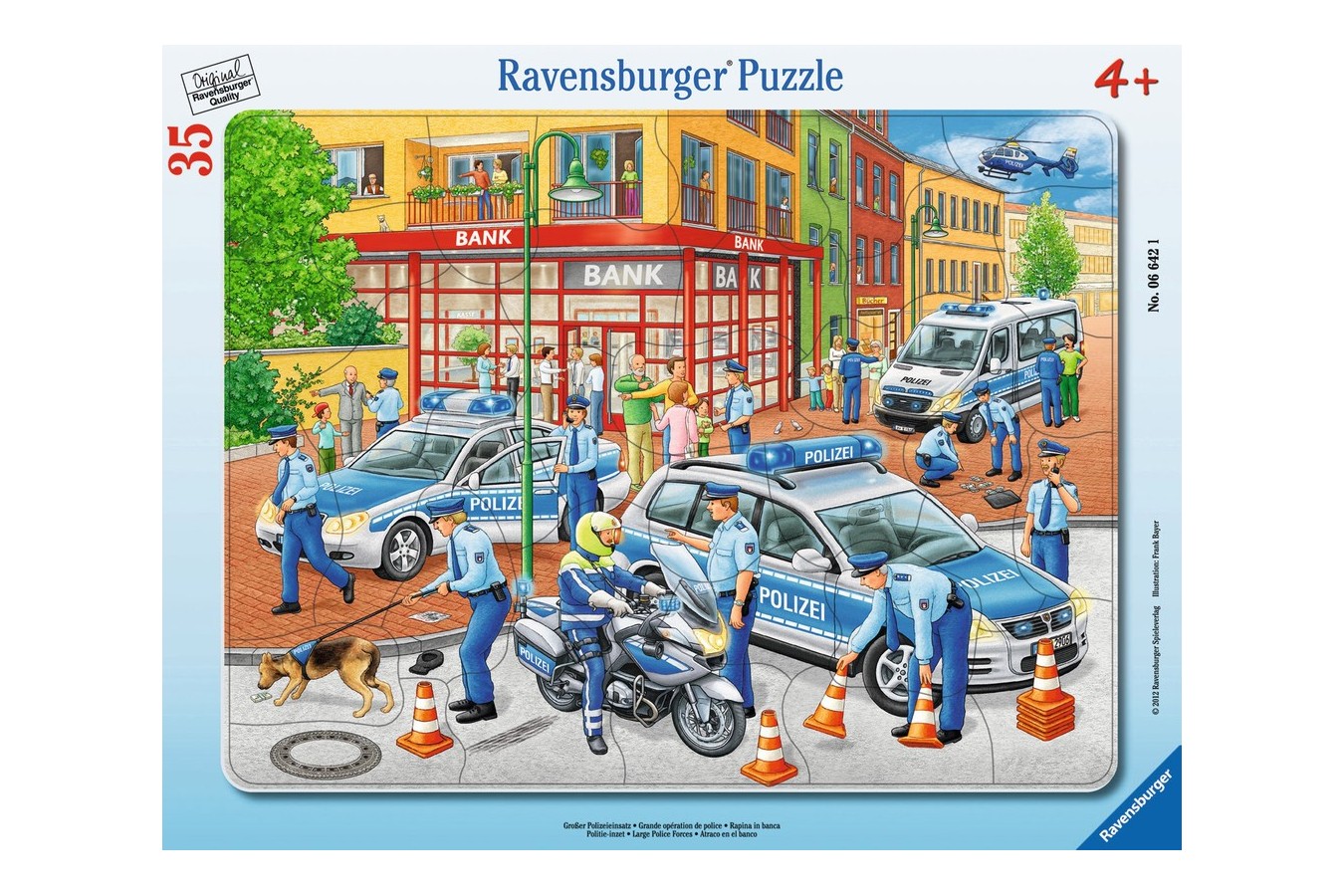 Puzzle Ravensburger - Fortele Politiei, 35 piese (06642)